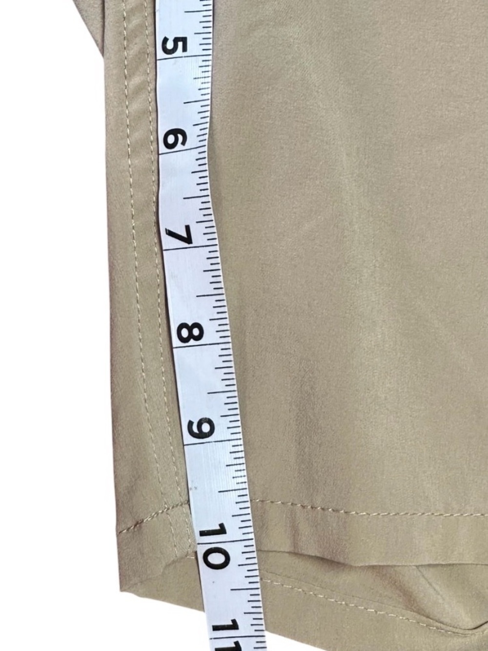 Oakley Men’s Performance Golf Shorts Size 36 Tan Stretch Hybrid Lightweight - Picture 5 of 7